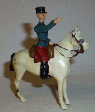 Britains Vintage Lead French Foreign Legion Mounted Officer From Set 1711