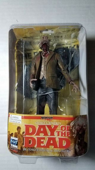 Day Of The Dead Dr.  Tongue Zombie Deluxe Action Figure Amok Time Monstarz