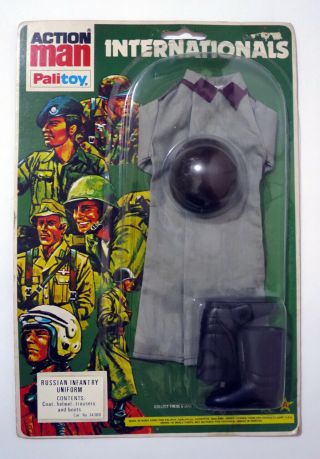 Action Man Internationals Russian Infantry Uniform Vintage Palitoy Gi Joe 34300