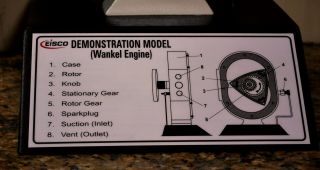 Wankel Rotary Engine Model Eisco Labs 2