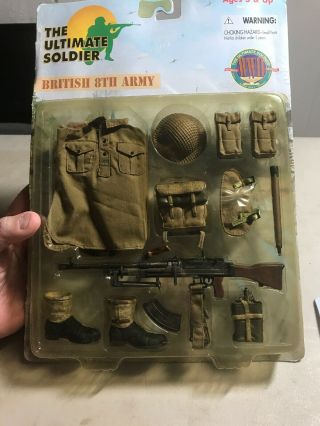 Ultimate Soldier 21st Century Toys Wwii 1:6 Scale British 8th Army Set