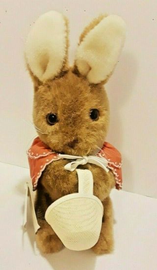 Vintage Cottontail Bunny 1983 Plush Beatrix Potter Peter Rabbit By Eden 9 Inch
