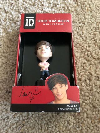 2012 Hasbro One Direction 1d Louis Tomlinson Mini Figure Singer Star Uk Rare