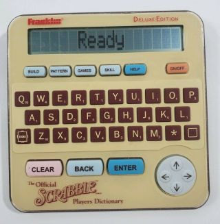 Franklin Scr - 226 Official Scrabble Players Dictionary Lcd Electronic Hand Held
