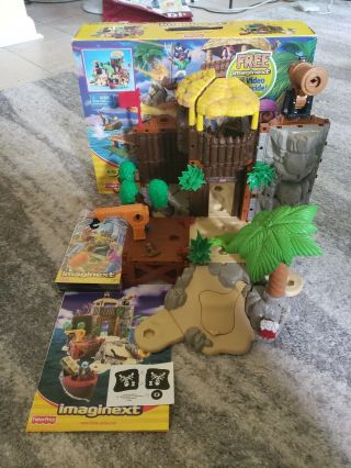 Fisher Price 2003 Imaginext Buccaneer Bay Playset B1473 Instruction Book & Vhs