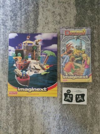 Fisher Price 2003 Imaginext Buccaneer Bay Playset B1473 Instruction Book & VHS 2