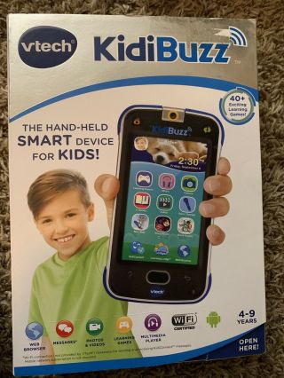 Kidibuzz Vtech Hand Held Smart Device Phone Open Box Item,