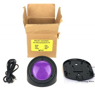 Ablenet Ablelink One - Step Communicator 20 Speech Generating Device Purple W Box