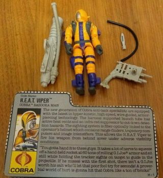 1989 Heat Viper - Vintage,  With Accessories And File Card