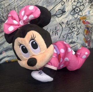 Fisher Price Disney Baby Minnie Mouse Touch N Crawl Plush Toy Crawling