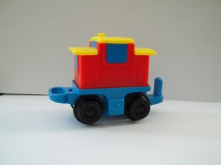 Train Caboose Vtg Toy Fisher Price 1992 Railroad Car For Flip Track Rail & Road
