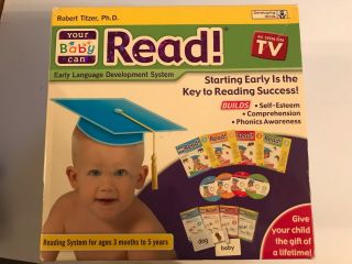 Your Baby Can Read Complete Set Early Language Development Dvd,  Book,  Cards