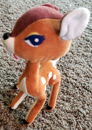 Rare Vintage Old Toy Dakin Dream Pet Japan Plush Bambi Type Deer Reindeer