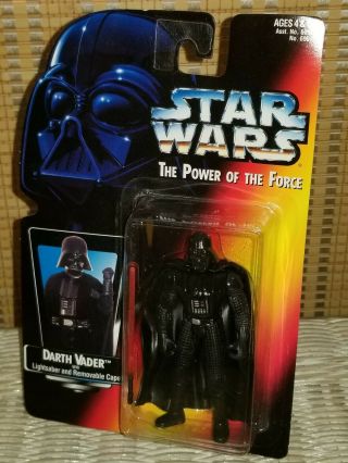 Vintage 1995 Star Wars Darth Vader Lightsaber/remove Cape The Power Of The Force