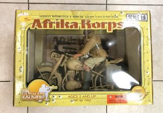 The Ultimate Soldier 1:6 Afrika Korps German Motorcycle & Sidecar Wwii