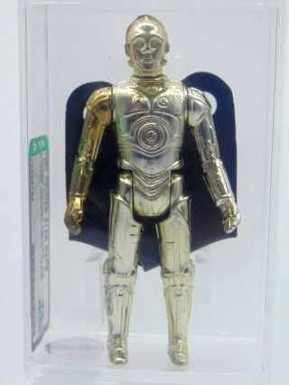 1982 Kenner Star Wars,  Loose C - 3po Removable Limbs,  Hk,  Afa Graded 75,  Ex,  /nm