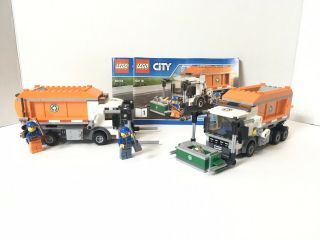 Lego City Garbage Truck 60118 With Minifigs Trash Recycling.  With Instructions