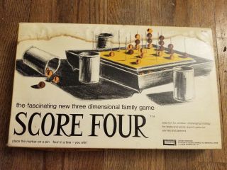 Vintage 1971 Score Four Game By Lakeside 8325