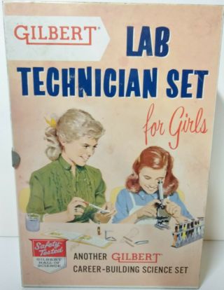 A.  C.  Gilbert Lab Technician Set For Girls