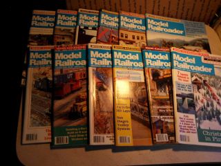 Model Railroader Magazines Complete Run From 1989 All 12 Issues