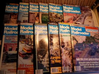 Model Railroader Magazines Complete Run From 1983 All 12 Issues