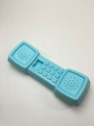 Vintage Fisher Price Blue Phone From The Fun With Food Kitchen 2