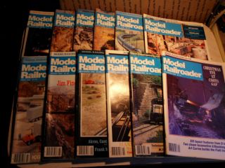 Model Railroader Magazines Complete Run From 1982 All 12 Issues