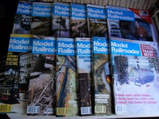 Model Railroader Magazines Complete Run From 1980 All 12 Issues