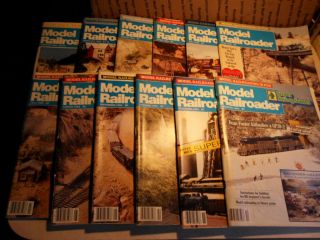Model Railroader Magazines Complete Run From 1984 All 12 Issues