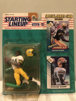 1993 Rookie Starting Lineup - Slu - Nfl - Sterling Sharpe - Green Bay Packers
