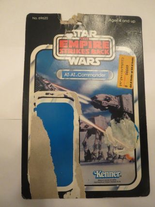 At - At Commander Esb 48 Back Vintage Cardback Full Card Star Wars