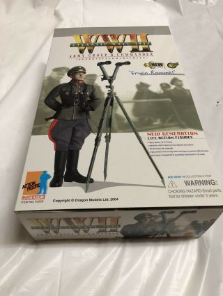 1/6 Scale 12” Collectible Action Figure By Dragon Field Marshall Erwin Rommel