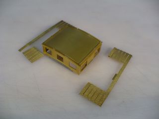 Shop Cleaning Night Brass Overland Caboose Cupola Assembly No Resrve 7
