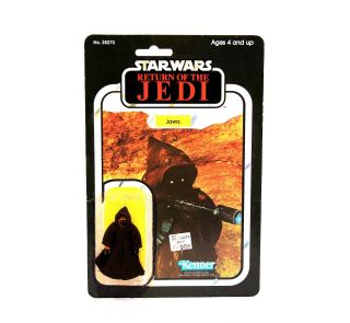 Vintage Kenner Star Wars Rotj Return Of The Jedi Jawa W/ Cardback