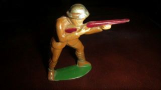 Vintage Barclay Lead Toy Military Soldier Sniper Sharpshooter Pointing Rifle