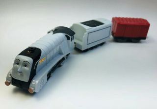 Spencer & Coal Tender & Boxcar Thomas & Friends Trackmaster Motorized Train Tomy