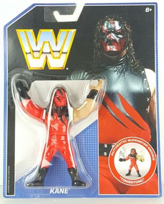 Kane Mattel Wwe Retro Toy Wrestling Figure Gift Collectible Kids Toy Gift