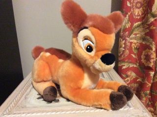 Disney Store And Authentic Bambi Character Stuffed Plush Animal Toy