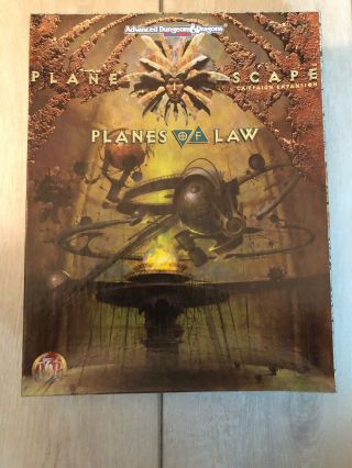 Ad&d Planescape Box Set - Planes Of Law - 2607 Tsr - Dungeons And Dragons