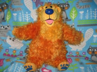 Mattel Bear In The Big Blue House Plush Stuffed Bear 1999 Jim Henson Talk&sniff