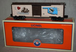 Lionel No.  6 - 29932 I Love Oklahoma Boxcar - O Gauge