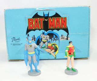 Presents Batman & Robin Action Figures Vtg 1989 Store Display Box 1980s Dc Comic