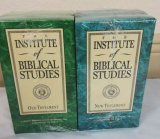The Institute Of Biblical Studies Old Testament - Vhs Complete -