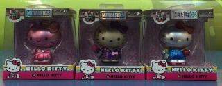 2.  5 Inch Jada Toys Die - Cast Metalfigs Set Of 3 Hello Kitty Figures