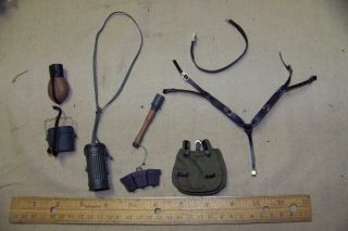 1:6th Scale Dragon Wwii German Belt,  Harness,  Pouch & More