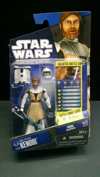 Star Wars,  The Clone Wars,  Obi - Wan Kenobi Action Figure,  2010