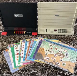 (2) Geosafari Electronic Learning Systems W/ 26 Lesson Cards - Homeschool