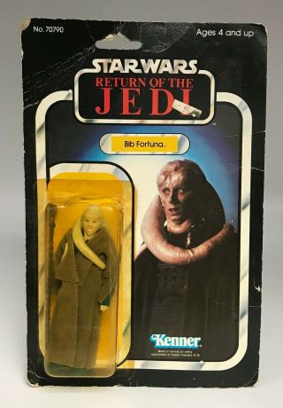 1983 Kenner Star Wars Rotj Bib Fortuna Action Figure 65 - Back