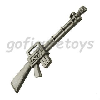 Vtg Remco 1982 Sarge Team & The Bad Guys Silver Machine Gun 1 Rifle Weapon Ko