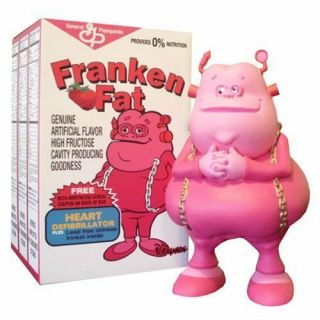 Ron English Franken Fat Cereal Killers Designer Vinyl Figure In Cereal Box
